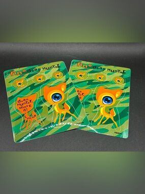 1999 Mighty Fine Y2K Vintage Doe Dear Hunter Big Eyed Deer Stickers Hot Topic